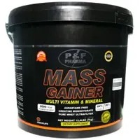 پودر مس گینر شکلاتی پی اند اف فارما ا Mass Gainer P And F Pharma