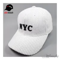 کلاه بیسبالی مخمل کبریتی NYC - کد 1101