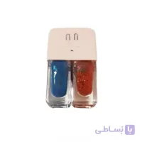 لاک ناخن دوقلو طرح حیوانات کد 12
