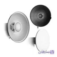 بیوتی دیش همراه گرید و پخش کننده ی نور داخل نقره ای (۴۲cm)