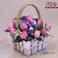 سبد گل بهاری