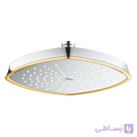 سردوش گلد-کروم گروهه مدل Grandera کد KGR1007 - با علم توکار سقفی ا GROHE GRANDERA 210 HEAD SHOWER 1 SPRAY