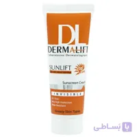 کرم ضدافتاب بیرنگ درمالیفت مناسب پوست مختلط و چرب 40میل Dermalift