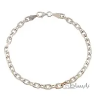 دستبند نقره بازرگانی میلادی مدل فانتزی کد DP_518