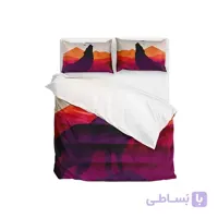 ست لحاف تک نفره ۴ تکه سه بعدی king size -طرح YOWL