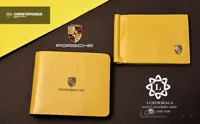 ست 2 عددی کیف پول و جاکارتی تمام چرم PORSCHE ا PORSCHE