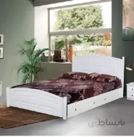تخت خواب دونفره مدل هرنس سایز 200×160 سانتی متر حمل رایگان در تهران - ونگه