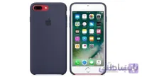قاب سیلیکونی گوشی اپل ایفون Apple iPhone 7 8 PLUS سورمه ای تیره