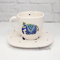 فنجان نعلبکی چای خوری چشم نظر کد ۱۴