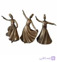 مجسمه طرح سماع (مجموعه 3 عددی) - سفید