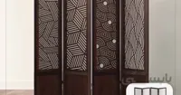 پاراوان مدل همسو (دولایه) در دو رنگ