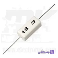 مقاومت آجری ۵ وات ۶.۸ اهم