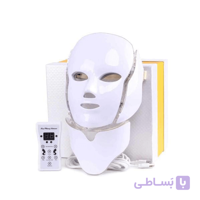 ماسک صورت و گردن LED هفت رنگ جهت نور درمانی
