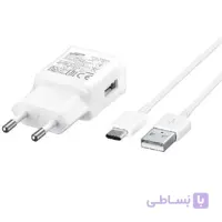 شارژر اصلى سريع همراه با كابل type c سامسونگ گوشى Samsung Galaxy A20s ا 2A Samsung Galaxy A20s Fast travel charger with type c cable