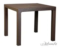 میز مربع حصیر بافت ناصر پلاستیک کد ۳۲۳