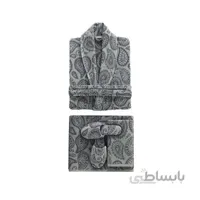 سرویس حوله نیم ست پنبه طرح دانتلا مدل شال دسن سبز