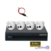 پک کامل دوربین مداربسته داهوا 4کانال 1200EMP-A