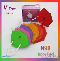 جعبه 10 عددی ماسک KN99-VTYPE امیکرون هپی ریما