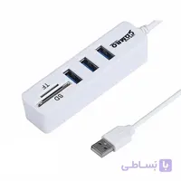 هاب سه پورت USB 3.0 ایکس پی پروداکت مدل XP-H834 ا XP Product XP-H834 3 Ports USB 3.0 Hub