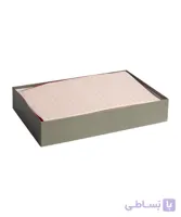 ست روتختی هتلی دو نفره کوئین شش تکه نوار دوزی شده تاتی هوم