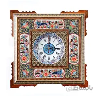 ساعت خاتم کاری طرح گل و مرغ گوشه دارکد LN-99