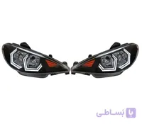چراغ جلو اسپرت پژو 206 طرح هگزا ا cl000502