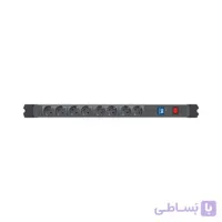 8 راهی رک مونت چراغ دار پارت الکتریک(بدون محافظ) ا Part Electric Power protection Rackmount