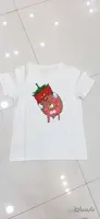 تیشرت زنانه طرح دونات وتوت فرنگی - l ا T.shirt