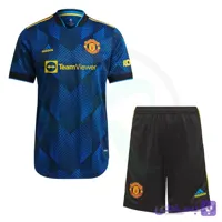 پیراهن شورت سوم منچستریونایتد با چاپ نام و شماره سانچو Manchester United 2020-21 Third Soccer Jersey Kit Shirt+Short Sancho 25