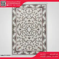 فرش ماشینی ۱۲۰۰شانه طرح افشان درباری