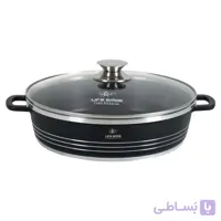 تابه سرامیکی لایف اسمایل مدل LUSHR 40BB ا LIFE SMILE LUSHR-40BB Shallow Cookware Pot