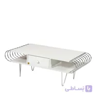 میز جلو مبل پایه استیل مدرن مدل میرا
