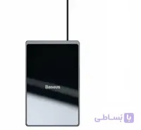شارژر وایرلس مینی بیسوس Baseus Card Ultra-Thin WX01B-01 ا Baseus Card Ultra-thin Wireless Charger 15W with USB cable 1m