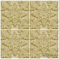 دیوارپوش تندیس و پیکره شهریار مدل امای کد W1010 21 بسته 4 عددی