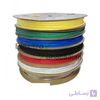 روکش حرارتی تک لایه قطر 9 میلیمتر شفاف-سفید-ارت-سبز