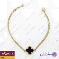 دستبند زنجیری استیل (طرح ون کلیف) 1022