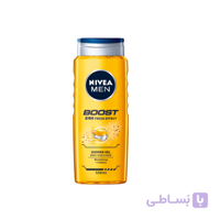 شامپو سر و بدن و صورت مردانه مدل Boost نیوا Nivea حجم 500 میل