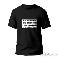 تیشرت برنامه نویسان I love programming