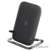 شارژر بی سیم و پایه نگهدارنده باسئوس Rib مدل 02/WXPG-01 ا Baseus WXPG-02/01 Rib Horizontal and Vertical Holder Wireless Charger
