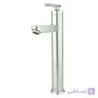 شیر روشویی پایه بلند فلورا کروم راسان ا Rassan Flora Chrome Basin