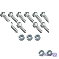 پیچ و مهره استوانه مدل BPM4-40 مجموعه 40 عددی