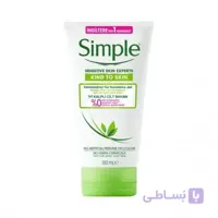 ژل شستشوی آبرسان پوست سیمپل moisturising facial wash