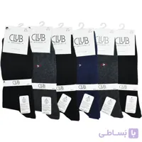 جوراب مردانه کلاب مدل CL 9505 مجموعه 6 عددی