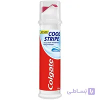 خمیردندان کلگیت پمپی ۱۰۰ میل کول استریپ ( خنک ) – Colgate Cool Stripe