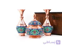 ست قندان و گلدان پرداز