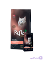 غذای خشک گربه ۱/۵ کیلویی انتی هیربال رفلکس با طهم سالمون ا Reflex Hairball & indoor salmon