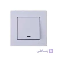 کلید و پریز بکر مدل آسان سفید ا BEKER