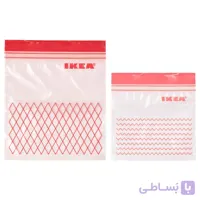 کیسه زیپ دار ایکیا مدل Istad بسته 60 عددی در دو سایز