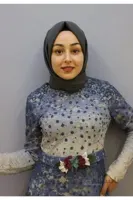 خرید لباس مجلسی اسلامی زنانه زمستانی برند eflin سرمه ای ty173966491