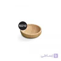 R2210 پیاله چوبی دایره کوچک طرح نهال